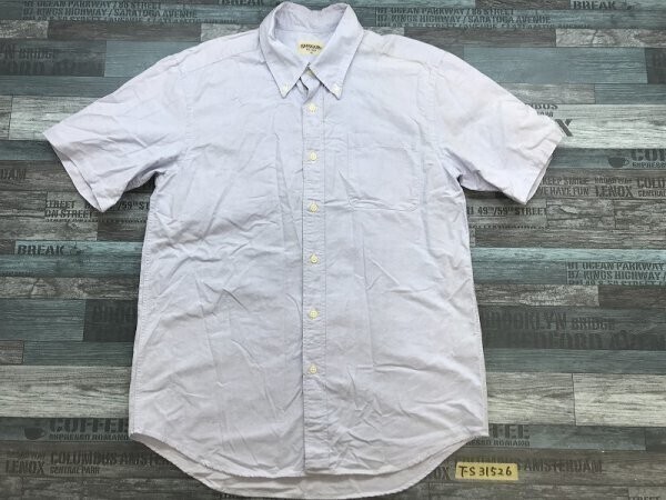 OUTDOOR PRODUCTS アウトドアプロダクツ メンズ 胸ポケット ボタンダウン 半袖シャツ 大きいサイズ LL 水色拍卖