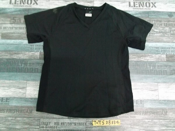 NIKE ナイキ レディース ポリエステル 半袖Tシャツ M 黒拍卖