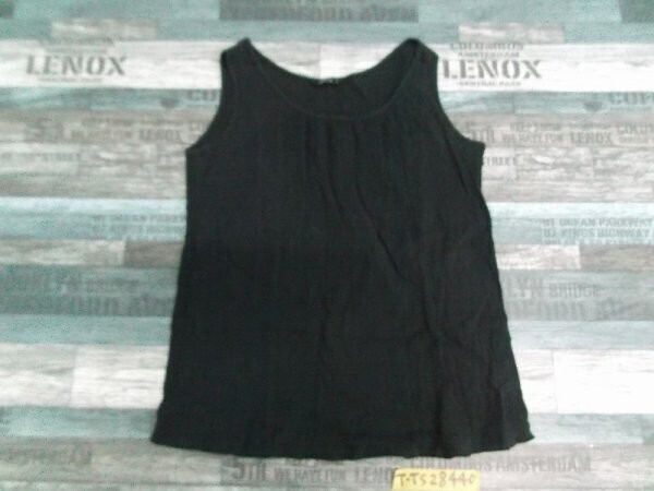 COMME CA ISM コムサイズ レディース ノースリーブカットソー M 黒拍卖