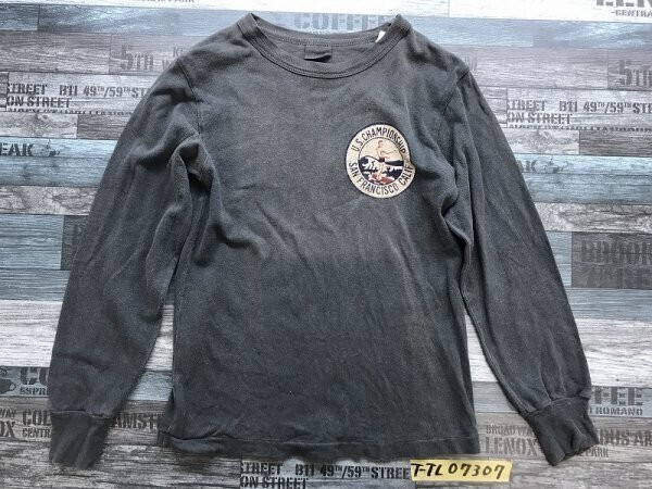 WEAR WELL キッズ SURF RIDERS バックプリント ロンT 00 チャコールグレー拍卖