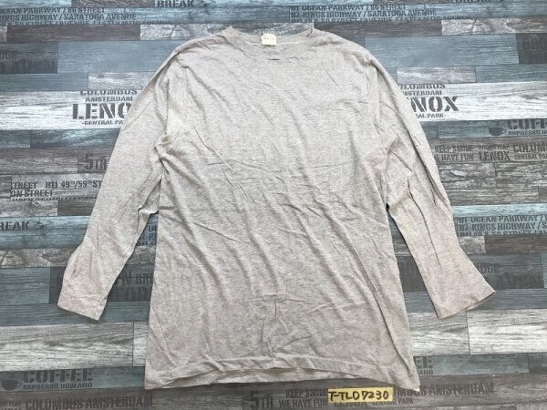 Hanes ヘインズ メンズ 薄手 日本製 綿 ロンT M グレー拍卖