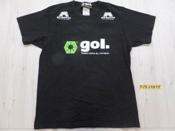 gol. ゴル メンズ 両面プリント 半袖Tシャツ M 黒拍卖