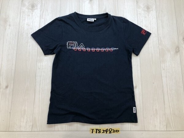 FILA フィラ レディース ロゴプリント 半袖Tシャツ M 紺拍卖