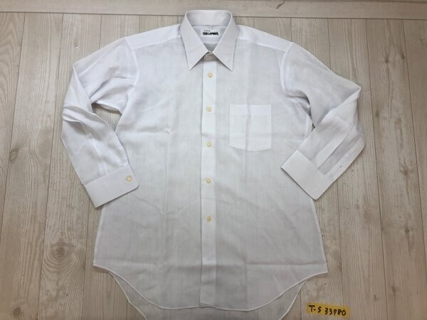 TED LAPIDUS テッド ラピドス メンズ 胸ポケット カッター長袖シャツ 白拍卖