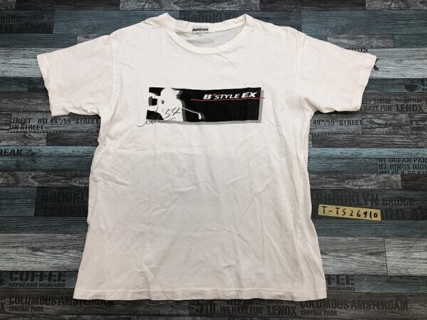 BRIDGESTONE ブリジストン メンズ 宮里藍 プリント 半袖Tシャツ L 白拍卖