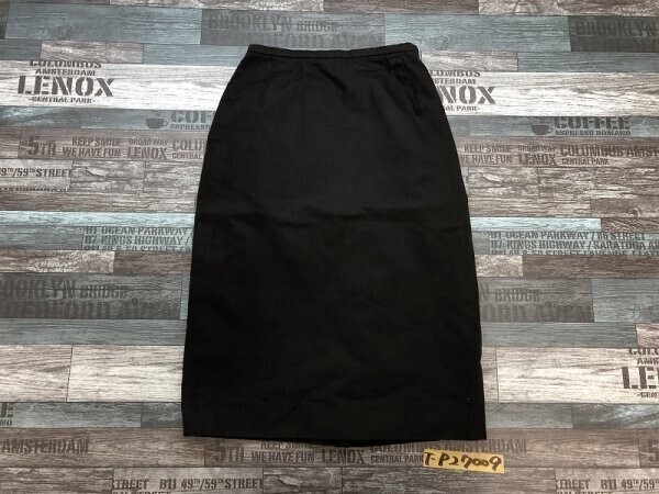 JAEGER レディース バックスリット タイト ミディ丈スカート USA6 黒拍卖