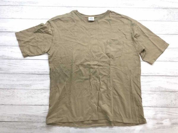 YouthFUL SURF ユースフル Youthful Scar Peoples サーフ ローカル 無地 ポケT 半袖Tシャツ レディース 胸ポケット 綿100% L ベージュ拍卖