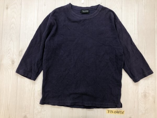 nano universe ナノユニバース メンズ 七分袖 カットソー S 紫拍卖