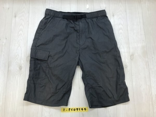 famock メンズ ベルト付き イージーパンツ L グレー拍卖