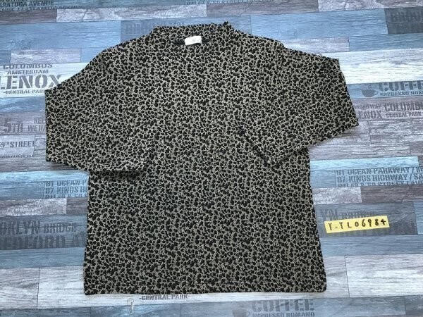 SOUTHERN DOLL レディース ヒョウ柄 肩パッド入 プルオーバーカットソー M 黒カーキなど拍卖