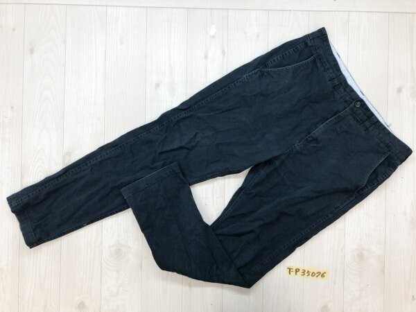 SHIPS any シップス レディース スリムテーパードパンツ M 紺拍卖