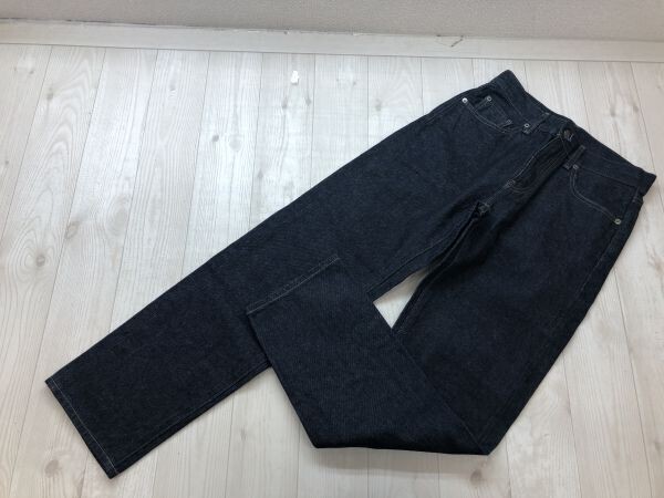 ユニクロ UNIQLO ストレート カイハラ デニム ジーンズ パンツ ボトムス メンズ 27(68.5cm) 濃紺拍卖
