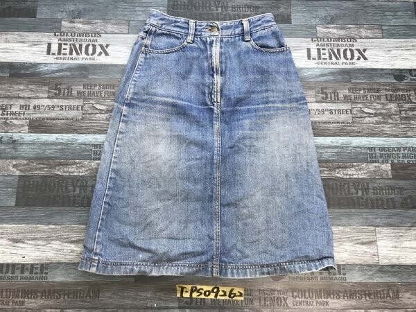 CONRON レディース デニム トラペーズスカート 9号 青拍卖