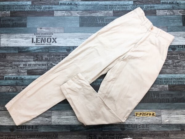 Eddie Bauer エディーバウアー レディース スリム コットンパンツ 2 アイボリー拍卖