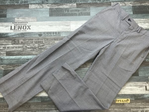 FLYING CROSS ONWARD オンワード メンズ ウールブレンド スラックスパンツ 84 青拍卖