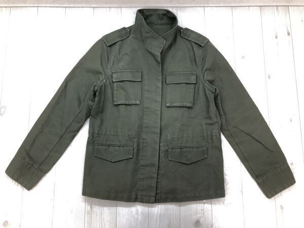 ユナイテッドアローズ green label relaxing グリーンレーベル リラクシング M-65 ミリタリー フィールド ジャケット レディース 38 カーキ拍卖