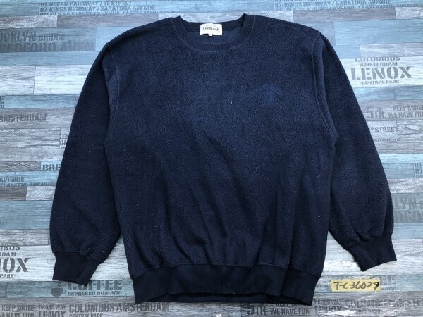 LEE BI-WAY リー メンズ ロゴ刺繍 フリーストレーナー 大きいサイズ 2L 紺拍卖