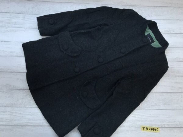 RAY BEAMS レイビームス レディース ハイネック ロングコート ダークグレー拍卖