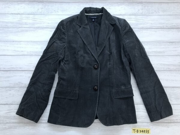 LAND’S END ランズエンド レディース コーデュロイジャケット 9 グレー拍卖