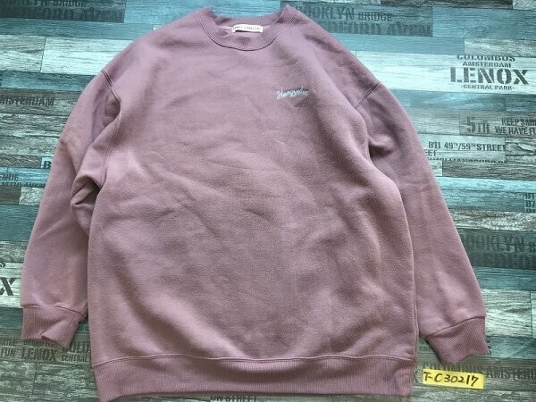 SANRIO CHARACTERS サンリオ レディース ハンギョドン 裏起毛 スウェットトレーナー 大きいサイズ 3L 紫拍卖