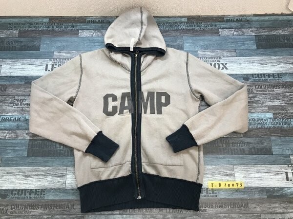 NARVIK メンズ 裏起毛 フーディー パーカー ライトグレー紺拍卖