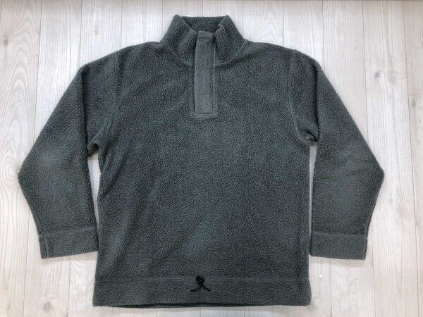 イクシーズ IXI:Z オールド アメカジ アウトドア ストリート ハーフジップ ボアフリース ジャケット プルオーバー メンズ M グレー拍卖