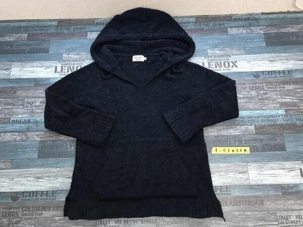 Robe Cabinet HOME レディース Vネック もこもこパーカー M 黒拍卖