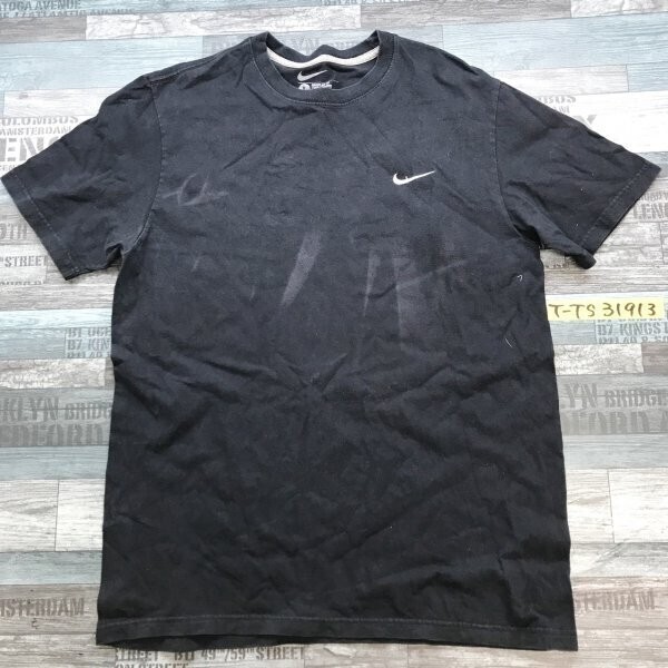 NIKE ナイキ メンズ ワンポイントロゴ刺繍 半袖Tシャツ L 紺拍卖