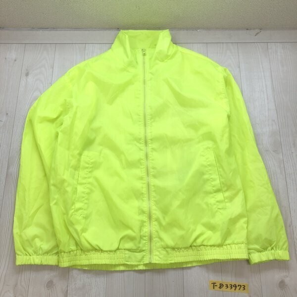 DOING SPORTS メンズ 裏メッシュ ジップジャケット 大きいサイズ LL 蛍光イエロー拍卖