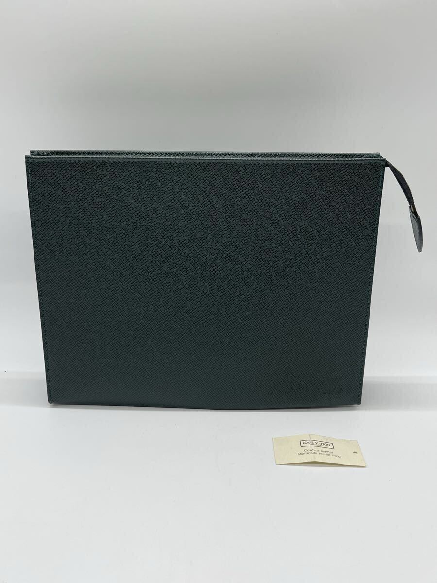 【1円スタート】LOUIS VUITTON ルイヴィトン エピ ポシェット・ドキュマン セカンドバッグ グリーン系 TH1915 made in France拍卖