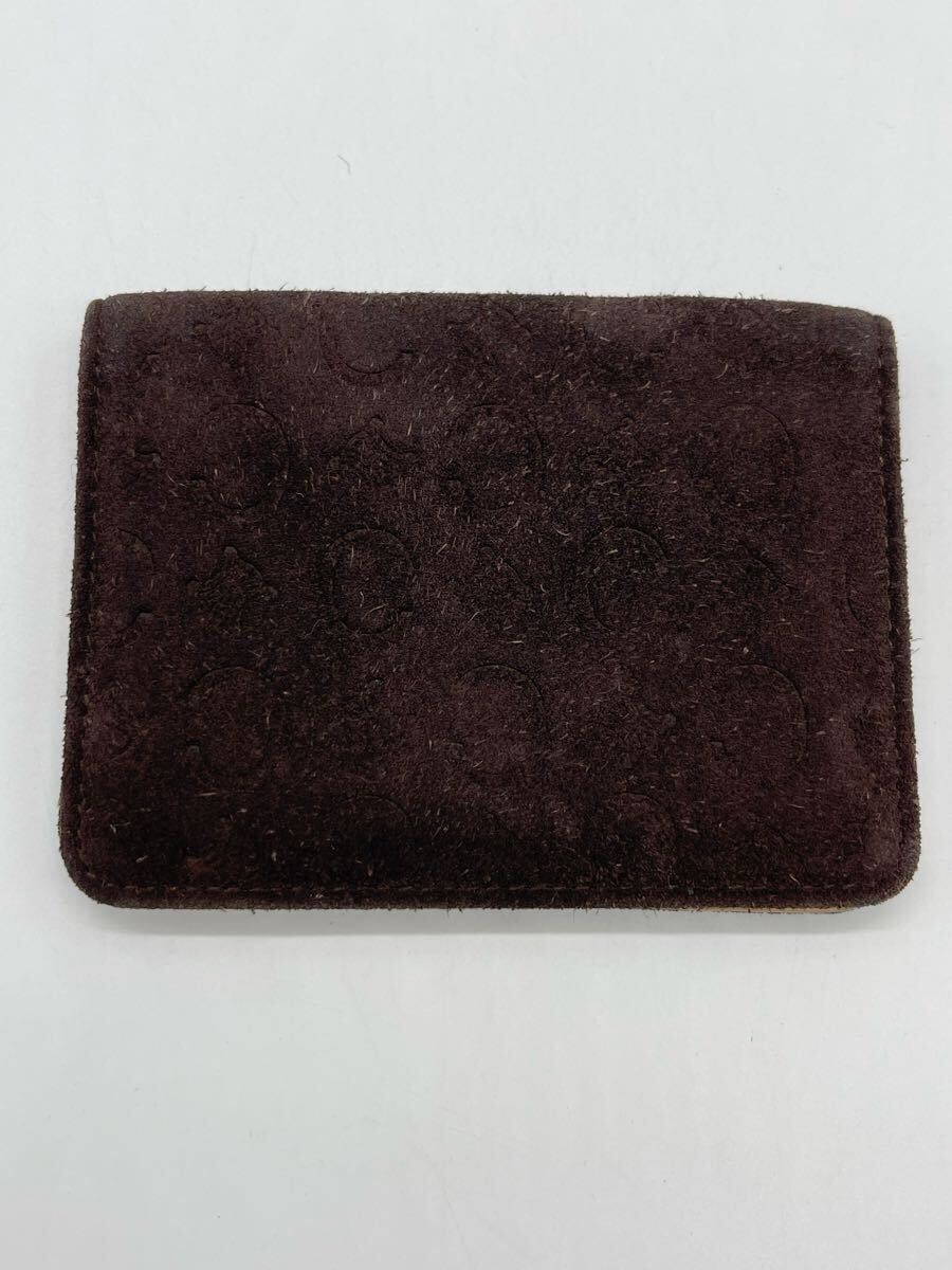 【1円スタート】CELINE セリーヌ スエード×レザー 名刺入れ カードケース ヴィンテージ 希少 正規品拍卖