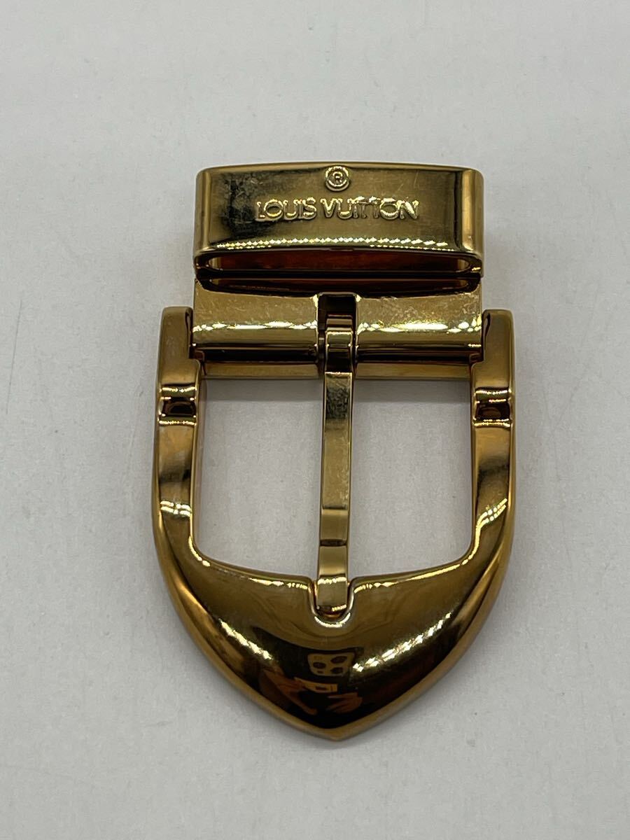 1円〜LOUIS VUITTON ルイヴィトン ベルトバックル ゴールド金具 MADE IN FRANCE ヴィンテージ拍卖