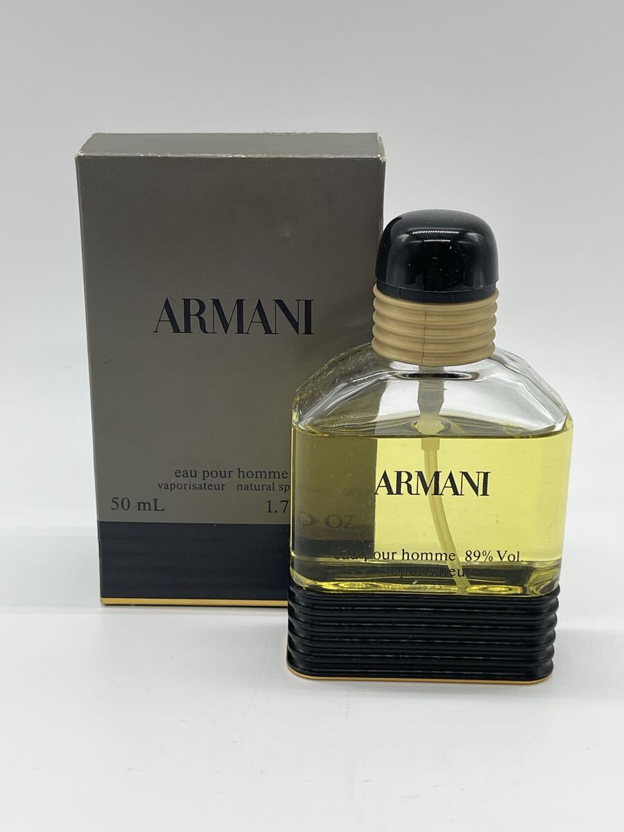 【1円スタート】ARMANI アルマーニ Eau Pour Homme 50ml 箱付き 香水拍卖