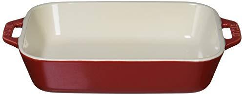 レクタンギュラー 20×16cm ストウブ(Staub) 「 レクタンギュラー ディッシュ チェリー 20×16cm 」 セラミッ拍卖
