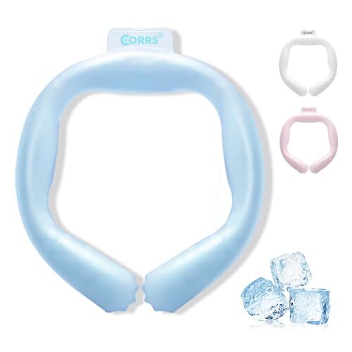 ブルー クールネックリング 【2025ペンタゴン新設計】 ネッククーラー 21℃自然凍結 PCM 首ひんやり 冷やす 熱中症対策/拍卖
