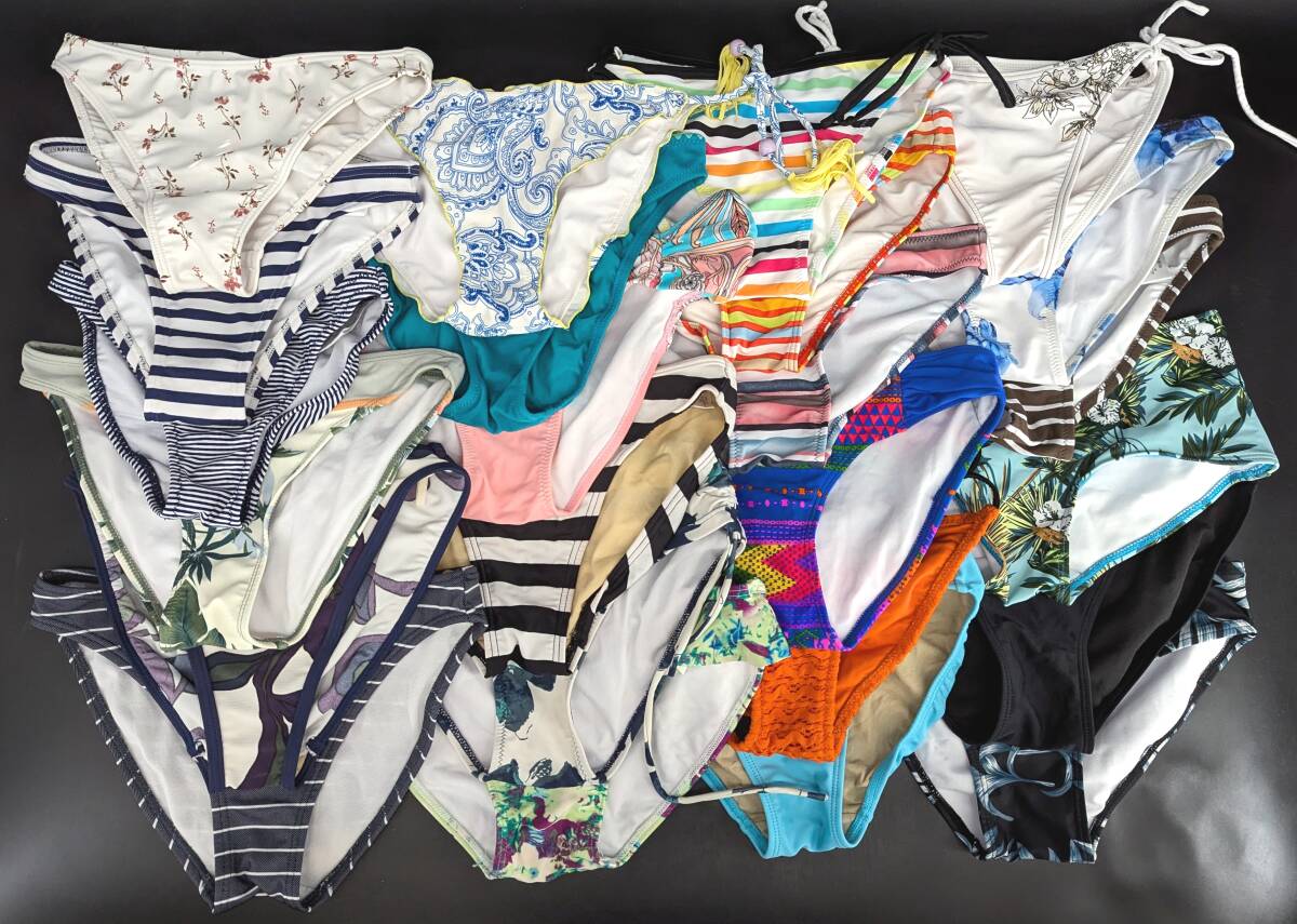 5246S 24枚セット レディース 水着 ハイカット ビキニ 下のみ メーカーいろいろ☆ セット まとめ拍卖