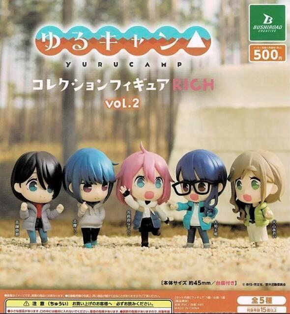 A-36 コンプ ゆるキャン△コレクションフィギュアRICH vol.2 全5種セット拍卖