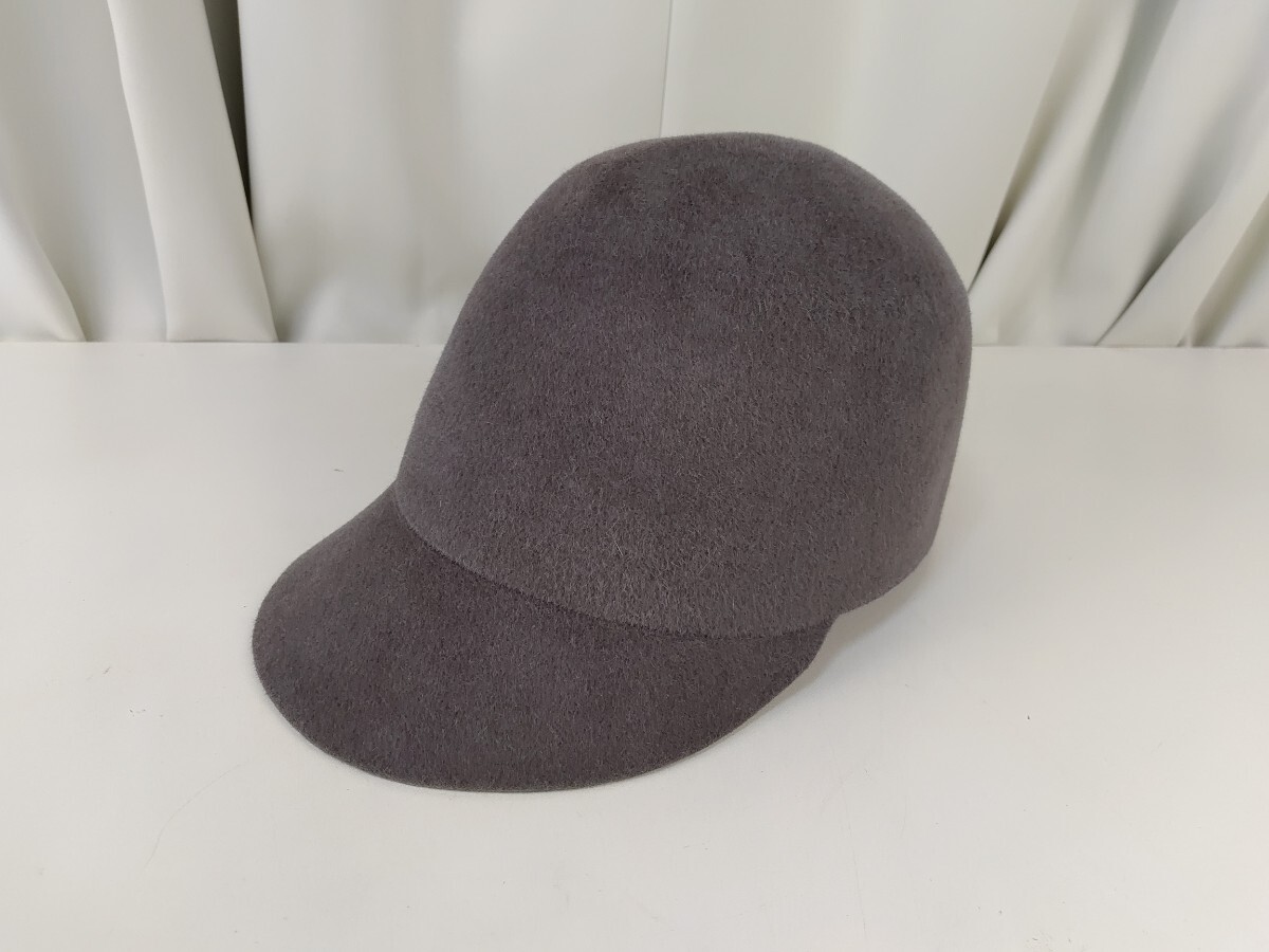 チサキ chisaki フェルトハット グレー 灰色 帽子拍卖