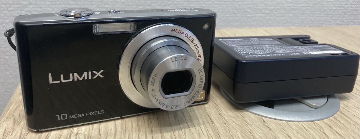 1円〜!【通電確認済】LUMIX Panasonic DMC-FX35 ルミックス パナソニック コンパクトデジタルカメラ デジカメ ブラック カメラ 現状引渡し拍卖