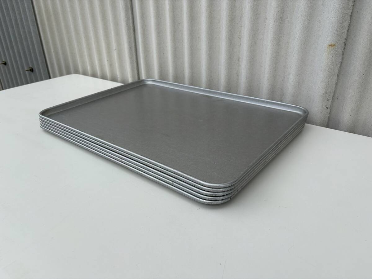 K1009★業務用★アルミ製 バット 天板 5枚 中古品拍卖