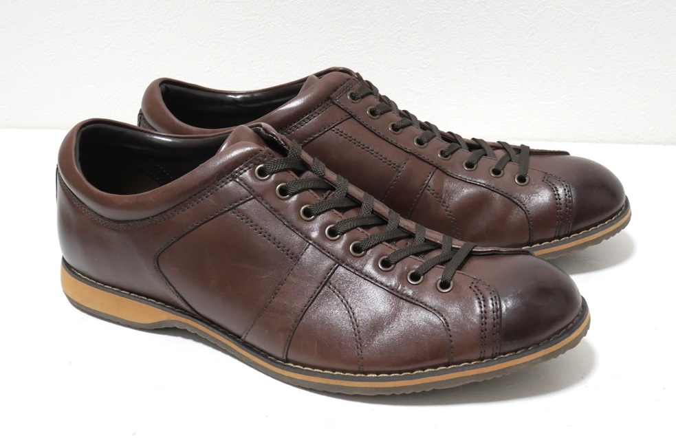 マドラス ヴィアカミーノ VC1512 レザーシューズ 茶 26.5 EEE スニーカー madras via cammino 拍卖