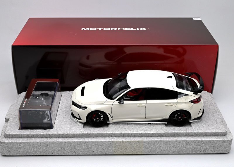 ▲入手困難!Engine Version!白!限定品!MotorHelix 1/18 ホンダ Honda Civic シビックType R タイプ R FL5 MH拍卖