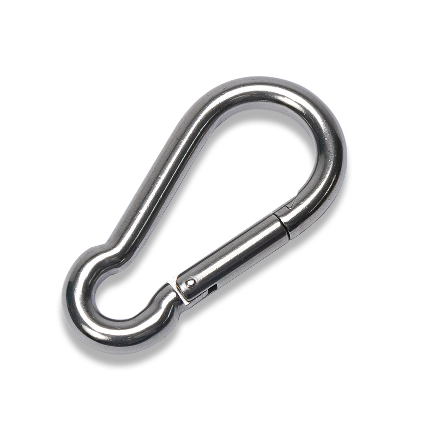 スナップフック 金具 B型 100mm φ10mm sus316 ステンレス スプリングフック Mサイズ 14mmロープに最適 船 ボート 係留拍卖