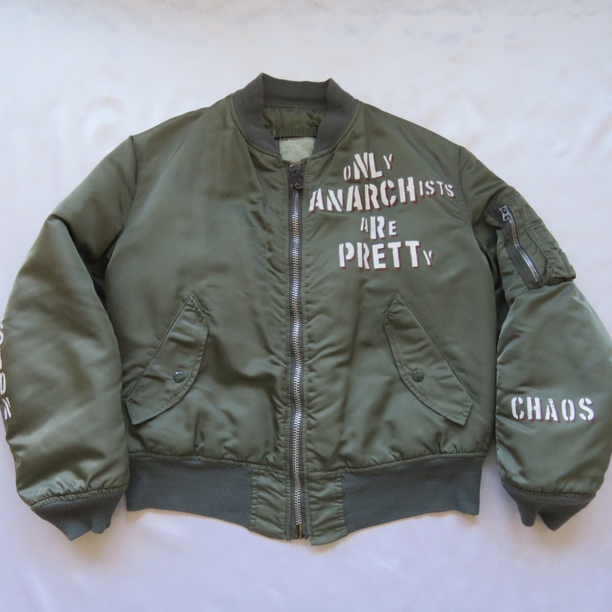 激安!アナーキーMA-1 ALPHA VINTAGE 666 PUNK拍卖