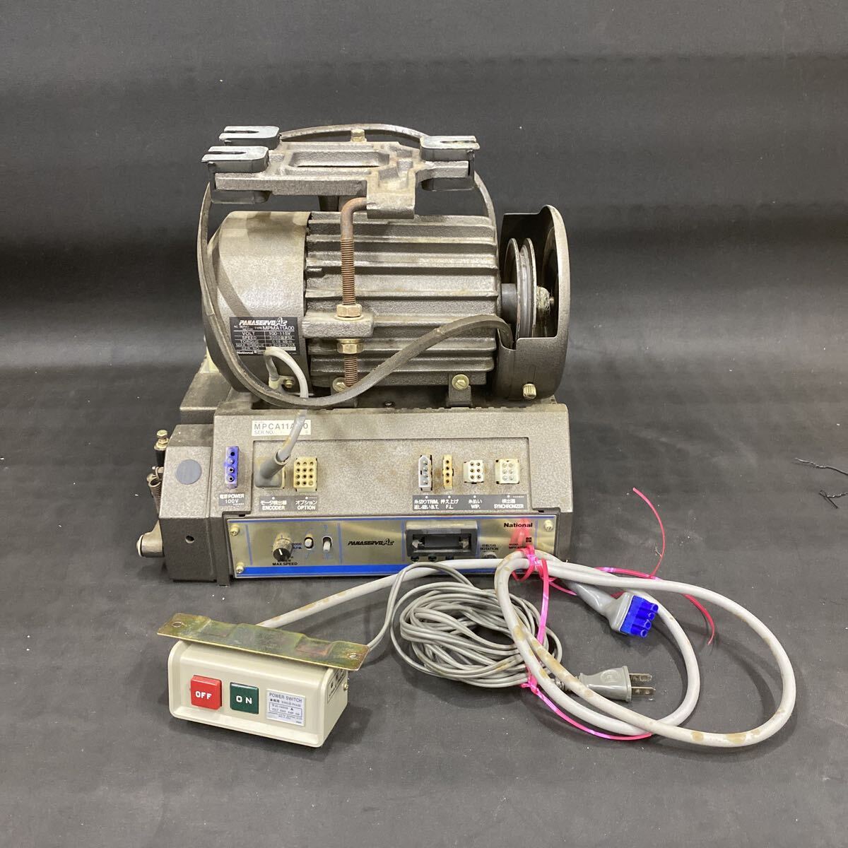 T4288 Panasonic National/MPMA11A00 工業用ミシン PANASERVOAC 動作品拍卖