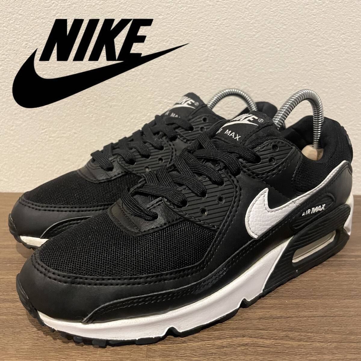 NIKE WMNS AIR MAX 90 ナイキ エア マックス 90 ブラック ホワイト レディース DH8010-002 ローカットスニーカー カジュアル 24.5cm拍卖