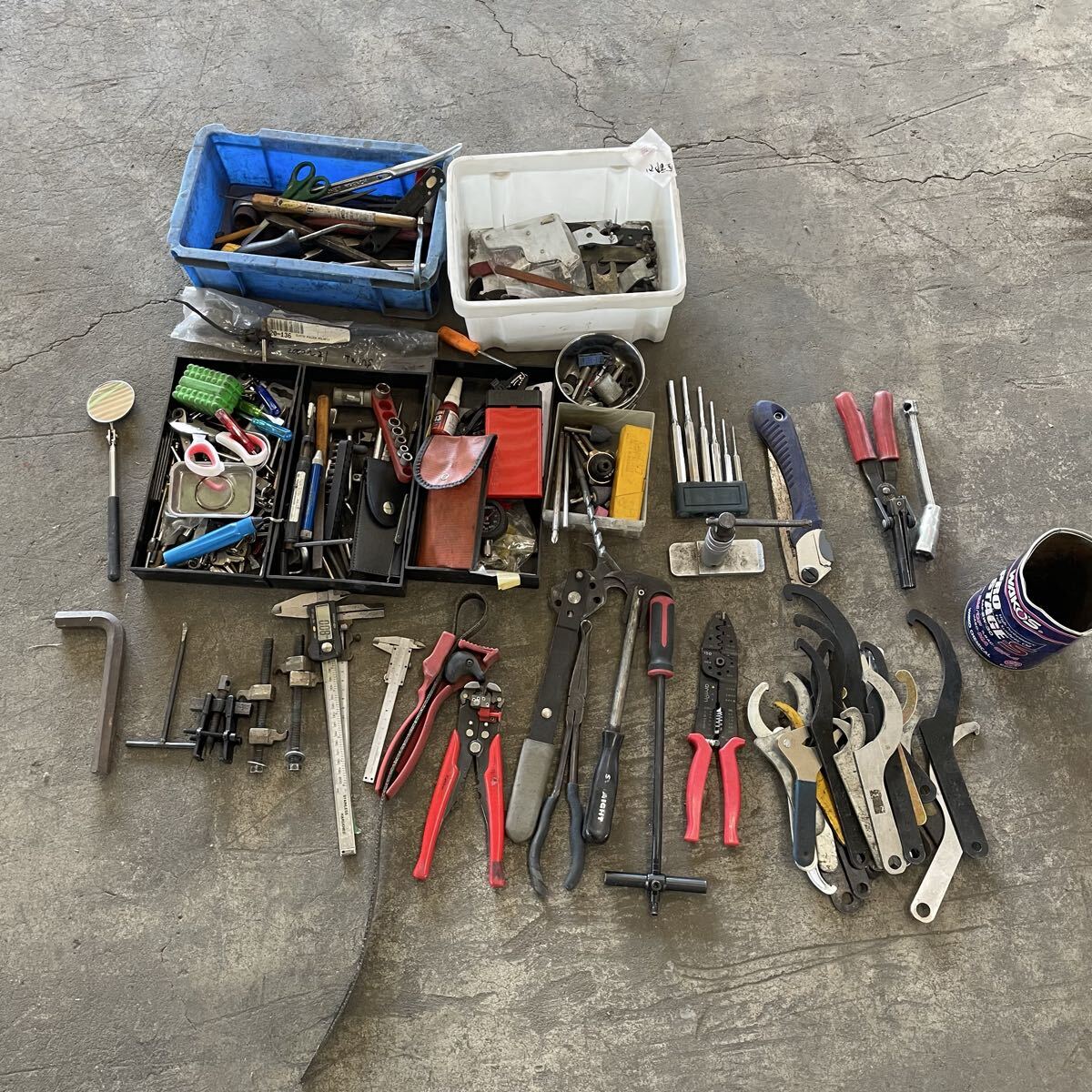 ☆倉庫整理品☆ 特殊工具 セット 車高調 レンチ ノギス ハサミ カッター (マックツール スナップオン pB KTC 工具セット拍卖