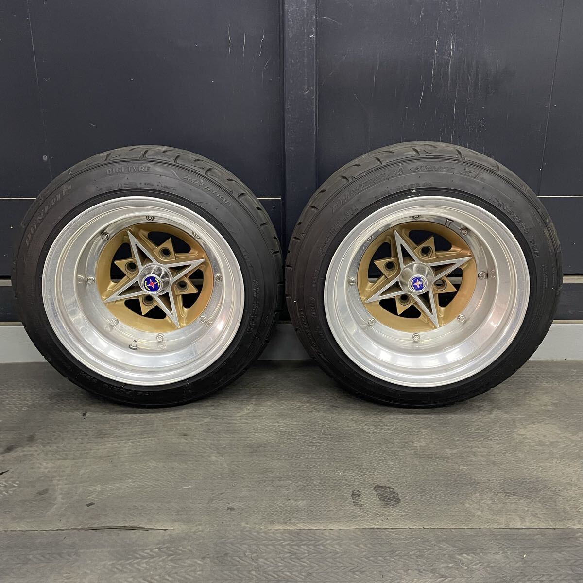 当時物 ハヤシレーシング テクノファントム 9J Aタイプ PCD114.3 2本 極上品拍卖