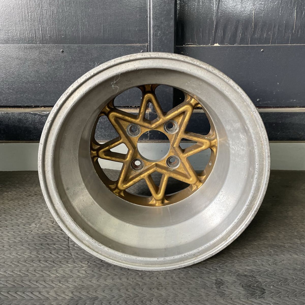 当時物 ハヤシレーシング テクノレーシング 10J ワンピース PCD114.3 すり鉢リム 1本拍卖