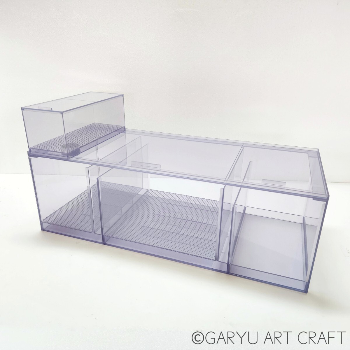 □国産5層式濾過槽□W750×D390×H320□5層BASIC-MODEL□GARYU ART CRAFT□オーバーフロー水槽用□ウールボックス等全て完備□拍卖